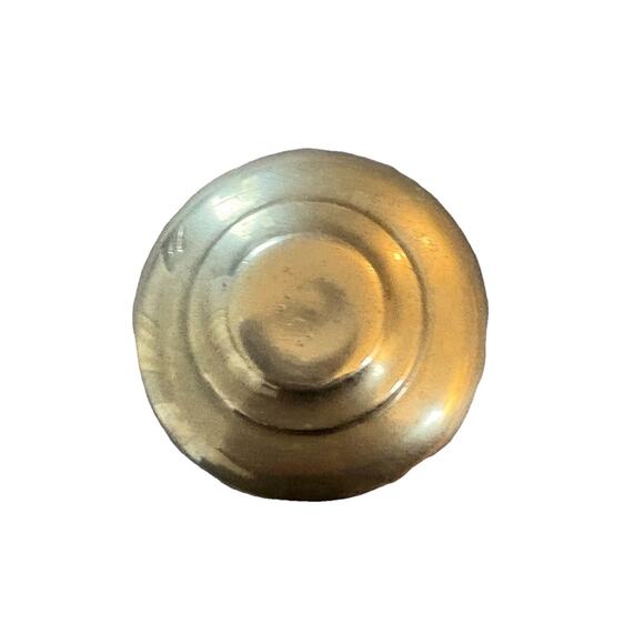 Vintage Cut Glass Jar with Metal Base & Lid Possible Spoon Holder Lepelvaasje - Picture 5 of 9